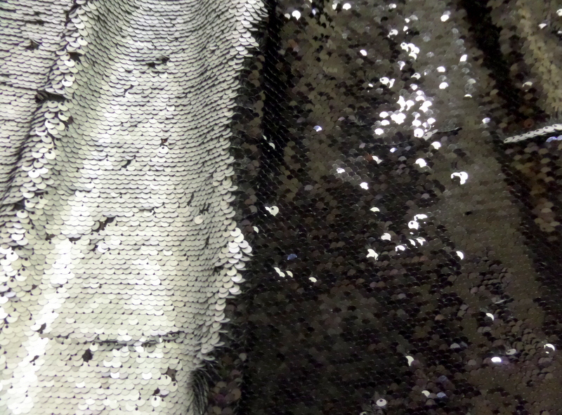 3.Black-Silver Flip Sequins